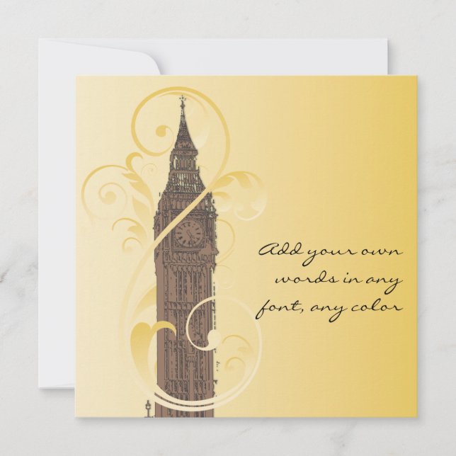 Carte Scrolls et Big Ben (Devant)