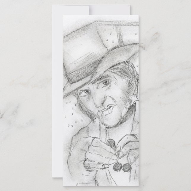 Carte Scrooge - Un Billet Carol Noël (Devant)