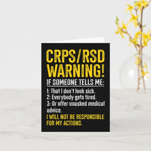 Carte SCRR Avertissement SCRR Sensibilisation SCRR Survi (Fleur jaune)