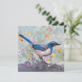 Carte Scrub Jay (Debout devant)