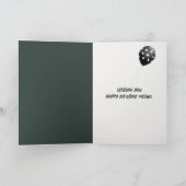 Carte Scruffy Street Chat pour Anniversaire (Intérieur)