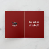 Carte Scrum One J'aime Rugby Saint Valentin (Intérieur)