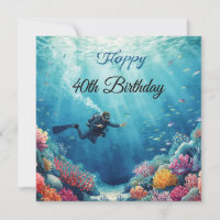 Scuba 40e anniversaire sous l'eau