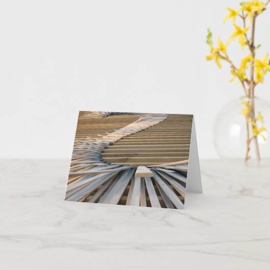 Carte Sculpture (Fleur jaune)