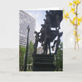 Carte Sculpture d'Atlanta (Fleur jaune)