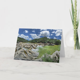 Carte Sculpture Falls Pano - Barton Creek - Austin Texas