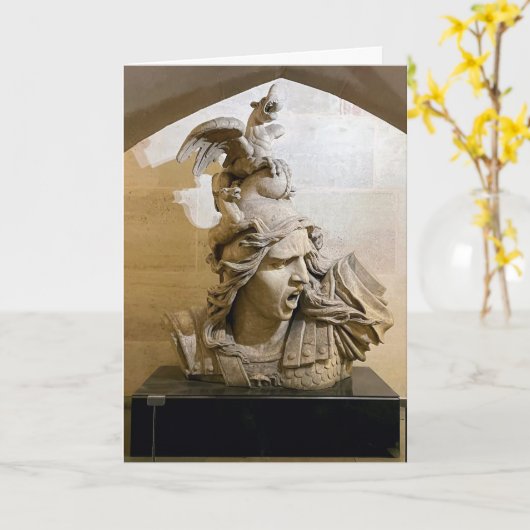 Carte Sculpture inside the Arc de Triomphe (Fleur jaune)