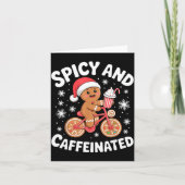 Carte Scy And Caffeinated Gingerbread Funny Coffee Chris (Devant)