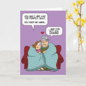 Carte Se blottir sous une couverture - By the Yard® - Sa (Fleur jaune)