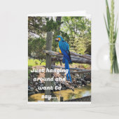 CARTE SE DÉBARRASSER ET VOULEZ DIRE HEUREUX ANNIVERSAIRE (Devant)