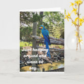 CARTE SE DÉBARRASSER ET VOULEZ DIRE HEUREUX ANNIVERSAIRE (Fleur jaune)