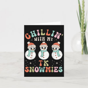 Carte Se détendre avec mon professeur de neige Tk Snowmi