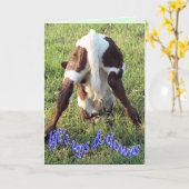 Carte Se lève et Bas-personnaliser (Fleur jaune)