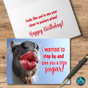 Carte Se pavaner pour votre anniversaire