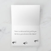 Carte se pliante de Pukeko (Intérieur)