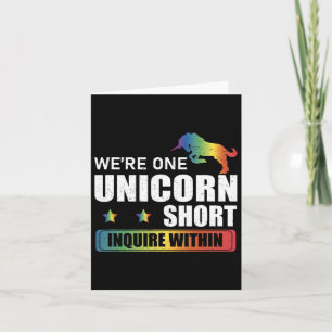 Carte Se renseigner au sein de drôle Polyamory Unicorn c