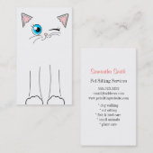 Carte se reposante d'entreprise de services (Devant / Derrière)