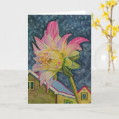 Carte Se sentir bien dans le Moonglow (Fleur jaune)