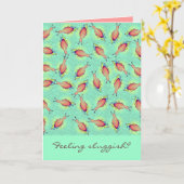 Carte Se sentir lent (Fleur jaune)