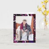 Carte Se souvenir avec humour de qui tu es (Fleur jaune)