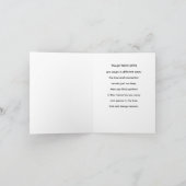 Carte Se souvenir de votre demi-frère (Intérieur)