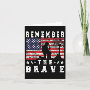 Carte Se souvenir des braves - Jour de commémoration