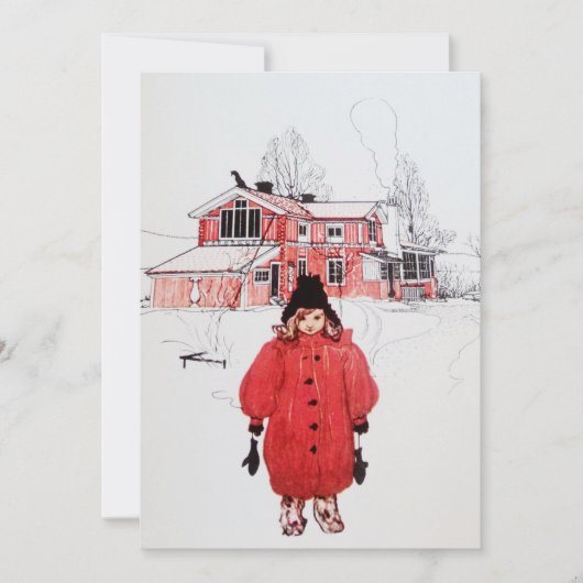 Carte Se tenir debout en hiver (Devant)