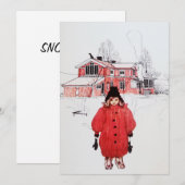 Carte Se tenir debout en hiver (Devant / Derrière)