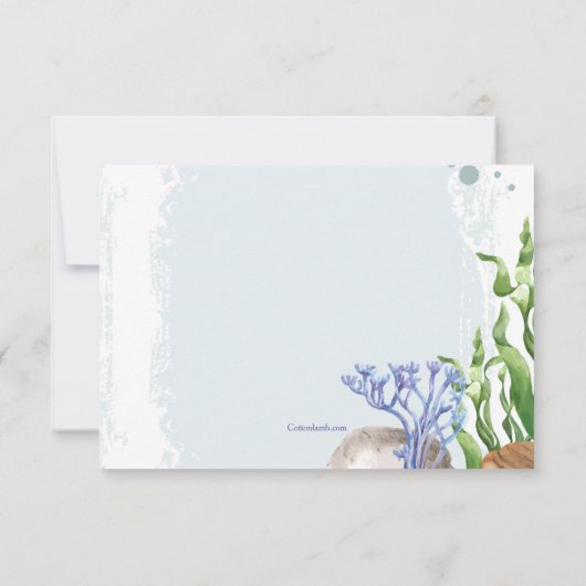 Carte Sea Life (Dos)