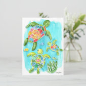 Carte Sea Turtle (Debout devant)