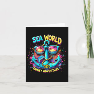 Carte Sea World 2025 Ocean Explorer Souvenirs de vacance