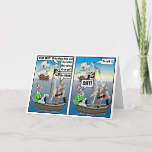 CARTE SEAGULL POOP JOUR