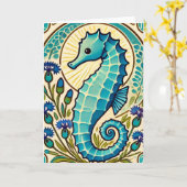 Carte Seahorse (Fleur jaune)