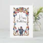 Carte Seaman's Birthday (Debout devant)
