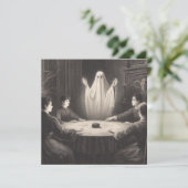 Carte Séance avec apparition de fantôme Illustration ant (Debout devant)