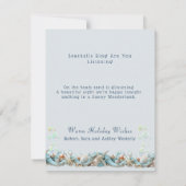 Carte Seas et salutations Starfish Perles de corail rose (Dos)