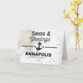 Carte Seas & salutations Arundel sur la baie (Fleur jaune)