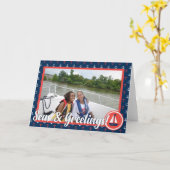 Carte Seas & Salutations - Cadre photo (Fleur jaune)