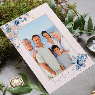 Carte Seas & salutations Noël Nautique Chic Photo