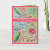 Carte Seashell Anniversaire Salutations Ami spécial (Devant)