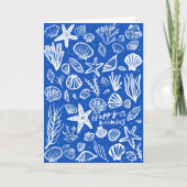 Carte Seashells Beach Shells Ocean Joyeux anniversaire (Devant)
