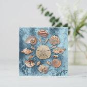 Carte Seashells Collection Mandala (Debout devant)