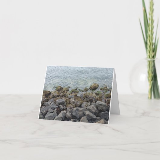 Carte seashore rocks (blank) (Devant)