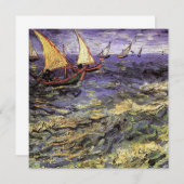 Carte Seasons à Saintes Maries par Vincent van Gogh (Devant / Derrière)