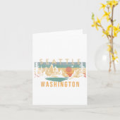 Carte Seattle (Fleur jaune)