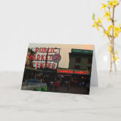 Carte Seattle Public Market Center #1 (Fleur jaune)