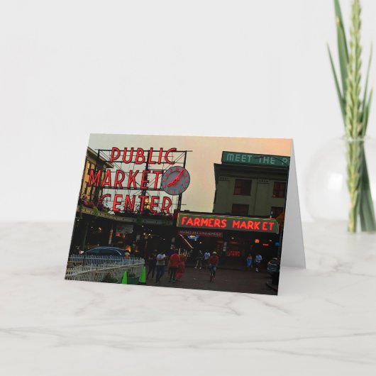 Carte Seattle Public Market Center #1 (Devant)