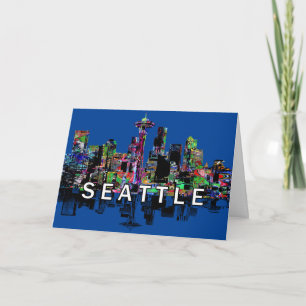 Carte Seattle, Washington, graffiti