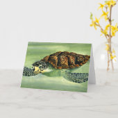 Carte séaturte acrylique (Fleur jaune)