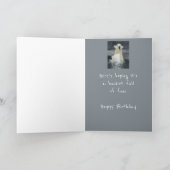 Carte Seau d'ours blanc d'anniversaire d'humour (Intérieur)